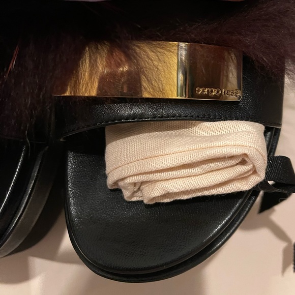 SERGIO ROSSI Chunky Platform Sandals - Picture 10 of 11